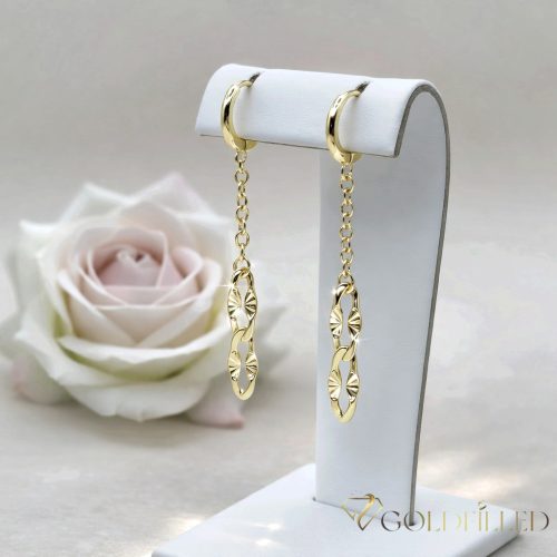 Goldfilled Антиалергични Обеци 54mm 14K цвят