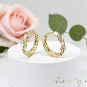   Goldfilled Антиалергенни Обеци 16mm 14K Цвят