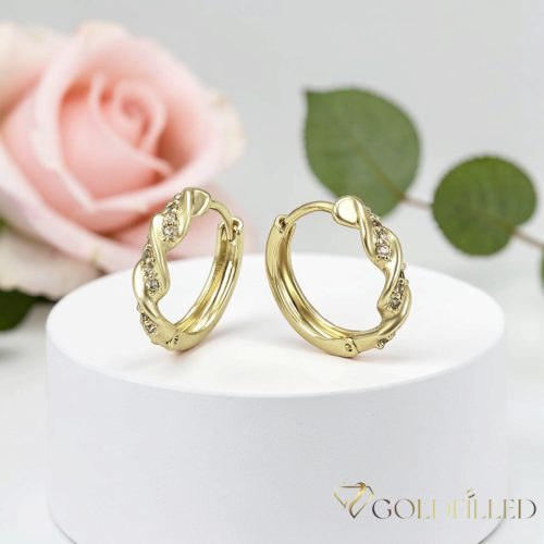 Goldfilled Антиалергенни Обеци 16mm 14K Цвят