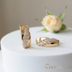   Goldfilled Антиалергенни Обеци 18mm 18K Цвят