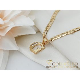  Goldfilled антиалергично колие 50см/3,8мм 18K цвят	