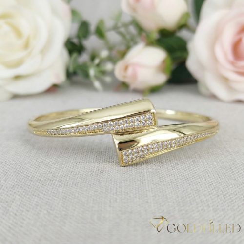 Антиалергична гривна "Goldfilled" 4-16mm , многоцветна (14K) диаметър 60mm "отваряем"