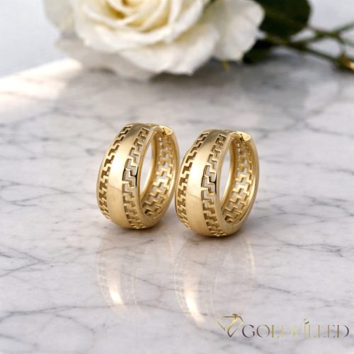 Goldfilled Антиалергенни Обеци 20mm 18K Цвят