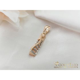   Антиалергична висулка "Goldfilled" 33 мм, цвят 18K