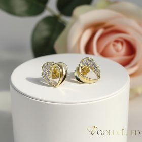   Goldfilled Антиалергични обеци 11мм 14K цвят	