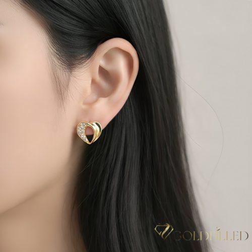 Goldfilled Антиалергични обеци 11мм 14K цвят	