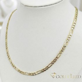   Ексклузивно антиалергично колие "Goldfilled" 50см/4мм, 14K  многоцветно