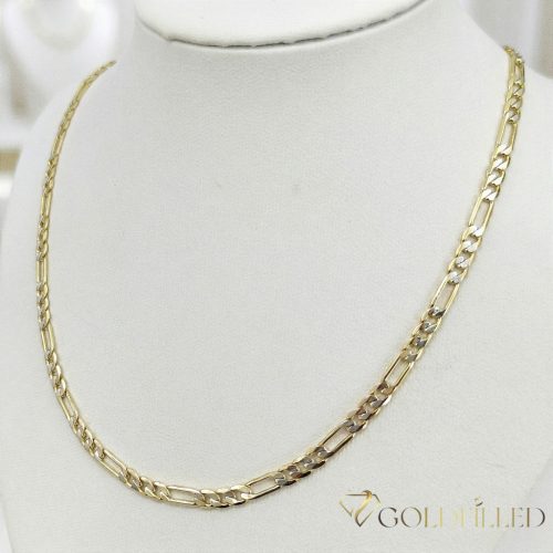 Ексклузивно антиалергично колие "Goldfilled" 50см/4мм, 14K  многоцветно