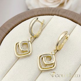   Goldfilled Антиалергични обеци 38мм 14K цвят	