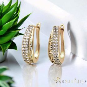   Goldfilled Антиалергенни Обеци 24 mm 18K Цвят