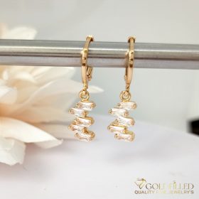   Goldfilled Антиалергенни Обеци с  28мм 18К Цвят	