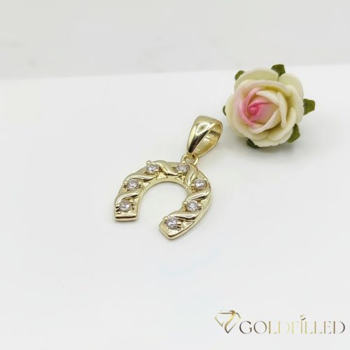 Антиалергична висулка "Goldfilled" 25 мм, цвят 14K