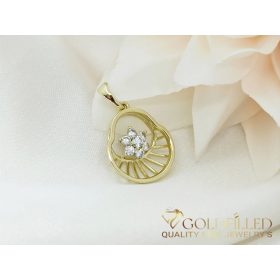   Антиалергична висулка "Goldfilled" 25 мм, цвят 14K