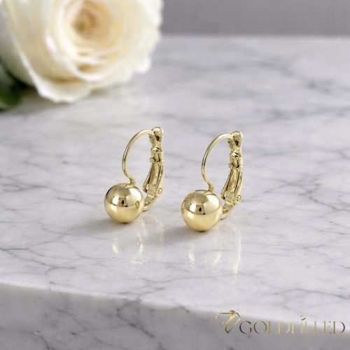 Goldfilled Антиалергенни Обеци 14mm 14K Цвят 