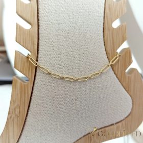   Гривна за глезен Goldfilled 27cm/3mm 14K цвят
