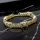 Антиалергична гривна "Goldfilled" 23cm /11mm, многоцветна