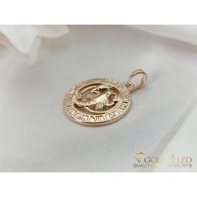   Goldfilled Антиалергенен Медальон 28mm 18K цвят